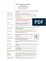 Optical Design Glossary