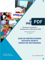 Guía Docente - 5to de Secundaria