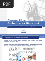 Download Globalizarea Nimicului G Ritzer by Adm Sense SN54617415 doc pdf