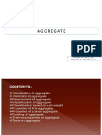 Aggregate Properties and Tests