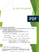 Pertemuan 3 Kecepatan Dan Percepatan