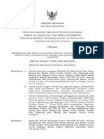 Peraturan Menteri Keuangan Terkait Kite Pembebasan-Susunan Dalam Satu Naskah