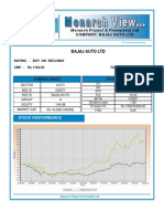 Monarch Project & Finmarkets LTD Company: Bajaj Auto LTD