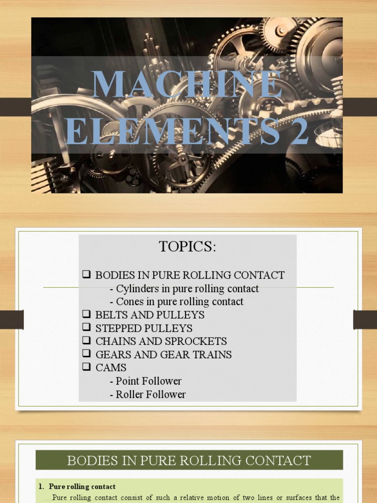 Machine Elements 2 (Introduction) | Download Free PDF | Angle | Speed