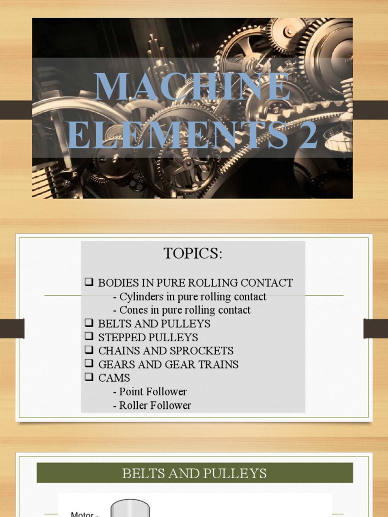 Belts and Pulleys PDF Belt (Mechanical) Mechanical Engineering