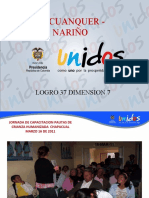 Logro 37 Dimension 7 Informe Fotografico