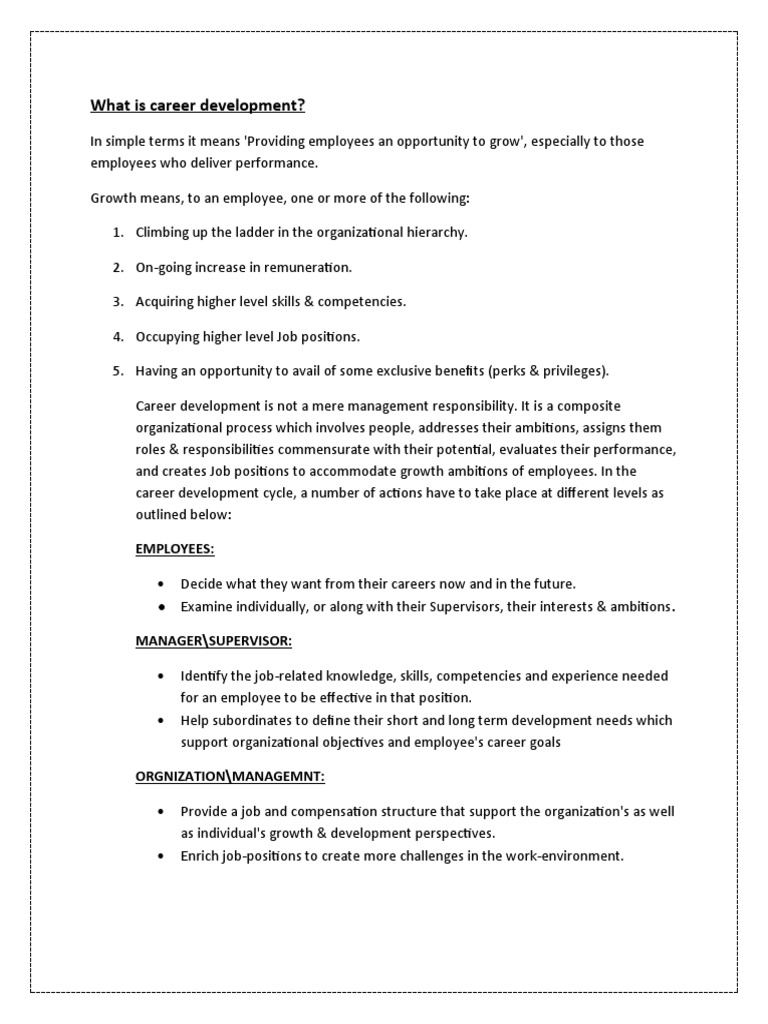 Career intelligence overview