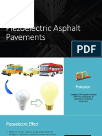 Piezoelectric Asphalt Pavements: Academic Seminar On