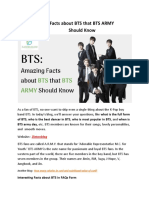 BTS: Amazing Facts About BTS That BTS ARMY Should Know