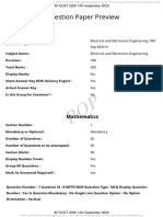 AP ECET 2020 Previous Year Question Paper Preview for Electrical and Electronics Engineering