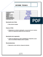 Informe Tecnico Motor PU 12