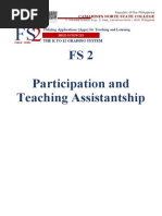 FS2 Participation and Teaching Assistantship