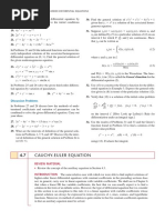 Cauchy-Euler Equation: Higher-Order Differential Equations