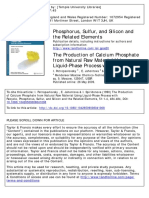 Phosphorus, Sulfur, and Silicon and The Related Elements