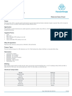 Thyssenkrupp Materials (UK) LTD Aluminium Alloy 1050 H14: Material Data Sheet