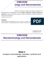 Week 03 NANO - Inorg Nanomat, Examples, Synthesis and Applications