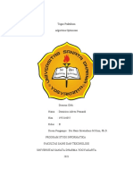 Tugas Praktikum 2.1 Algoritma Optimisasi - 195314055