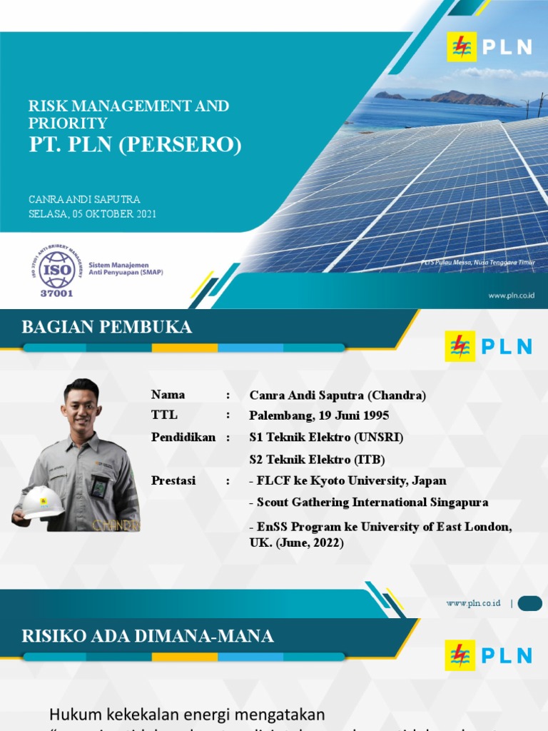 Prioritizing Risk Management at PT PLN | PDF