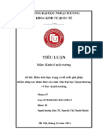 NHÓM 7 - Phân Tích Thực Trạng Và Đề Xuất Giải Pháp Nhằm Nâng Cao Nhận Thức Của Sinh Viên FTU Về Bảo Vệ Môi Trường-đã Chuyển Đổi-đã Nén