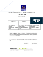 Proposal Solar Panel Block 15