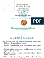 Welding Design: Kharagpur Railway Workshop