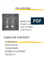 (From The Island Bar Menu) : Presented by Piare Lal Sharma M.S. Sumesh Amit Rana