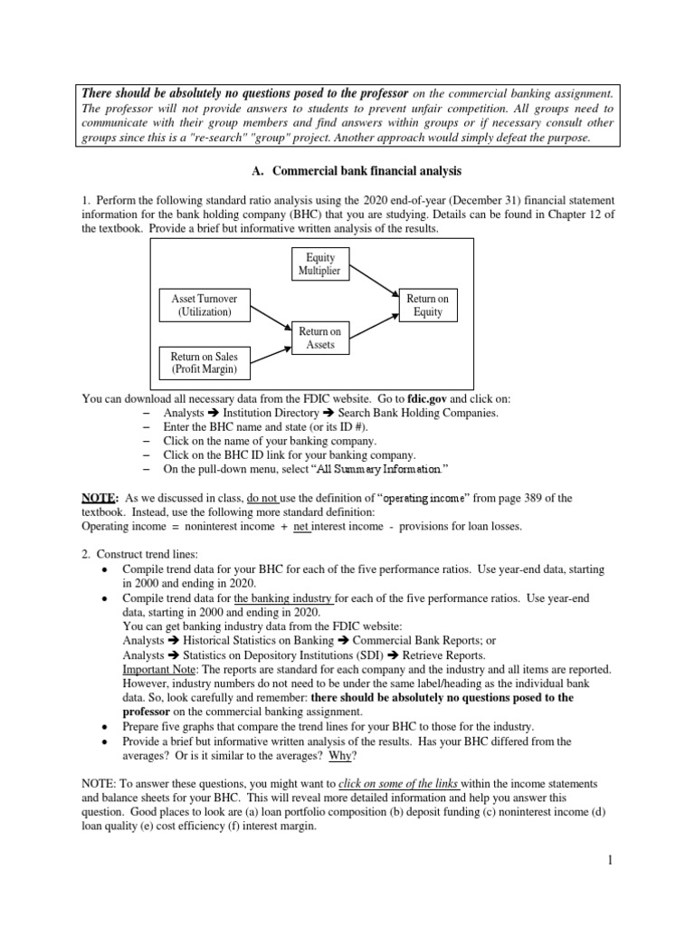 BHC Financial Analysis Guidelines | PDF | Banks | You Tube