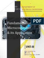 Fundamentals of Microcontroller & Its Application: Unit-Iii