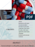 Seminar ON Pill Camera: Presented By: Y .Sowmya (18D21A1258)