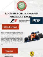 Logistics Challenges in Formula 1