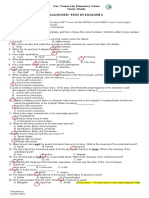 Diagnostic Test in English 6 - Q1 Answer Key