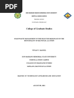 Thesis of Solod Waste Management