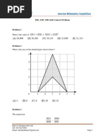 2021 Amc 10b Fall Contest Problems and Answers