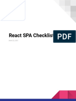 React SPA Checklist Docs