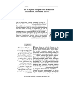 Tribalité Et Mythes D'origine Dans La Région de Mouladheim. Questions Posées.