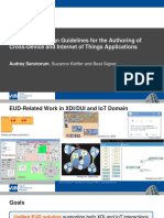 User-Driven Design Guidelines For The Authoring of Cross-Device and Internet of Things Applications