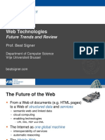 Future Trends and Review - Lecture 12 - Web Technologies (1019888BNR)