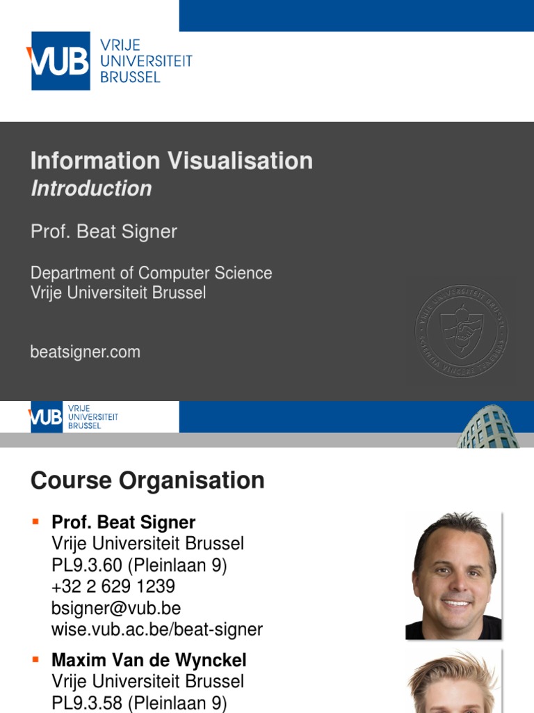 Introduction - Lecture 1 - Information Visualisation (4019538FNR) | PDF ...