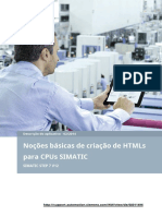 HTML Basics For Simatic Cpus PORTUGUES