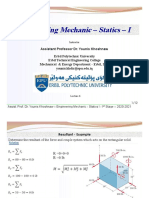 Engineering Mechanic - Statics - I