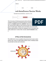 How The Oxford-AstraZeneca Covid-19 Vaccine Works