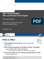 XML and Related Technologies - Lecture 7 - Web Technologies (1019888BNR)