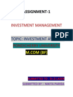 Investment Management: Assignment-1