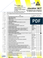ACT checklist segurança trabalho