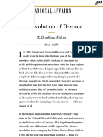 The Evolution of Divorce - National Affairs