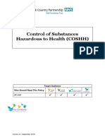 Control of Substances Hazardous To Health (COSHH)