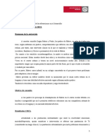 Características evolutivas de las alteraciones en el desarrollo