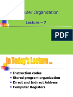 Computer Organization: Lecture - 7