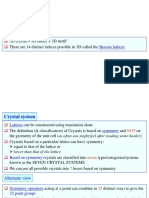 Making A 3D Crystal: There Are 14 Distinct Lattices Possible in 3D Called The