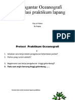 Pengantar Oceanografi Praktikum Kelas A